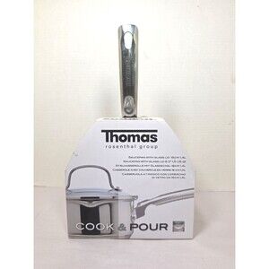 New 1.4L Sauce Pan With Glass Lid Thomas rosenthal group Stainless